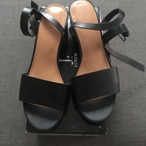 Black Heeled Sandals